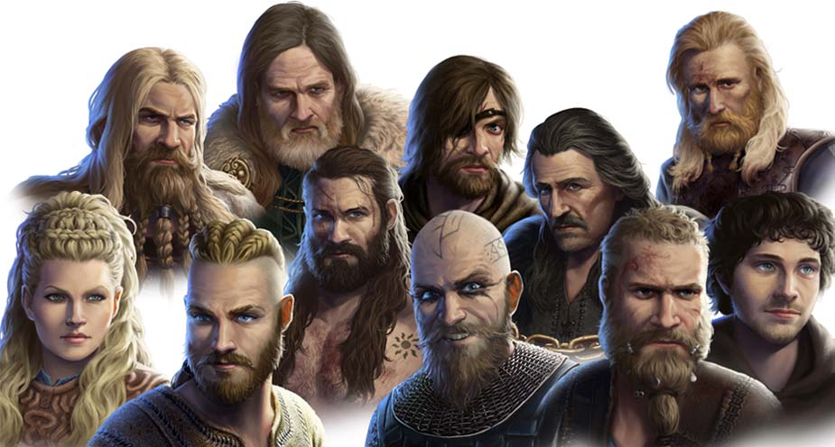 Quantum Shake - Vikings The Game characters